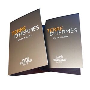 Terre D'Hermés Eau De Toilette Paris Made in France x2